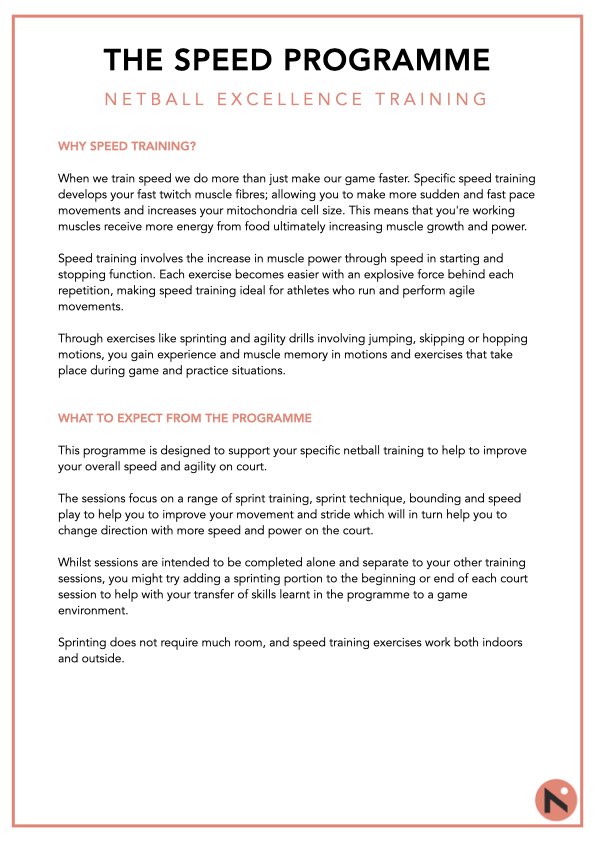 THE SPEED PROGRAMME: PHASE 1 - Image 3