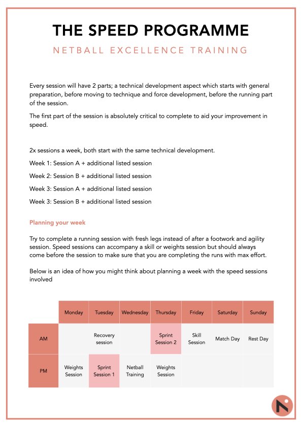 THE SPEED PROGRAMME: PHASE 1 - Image 4